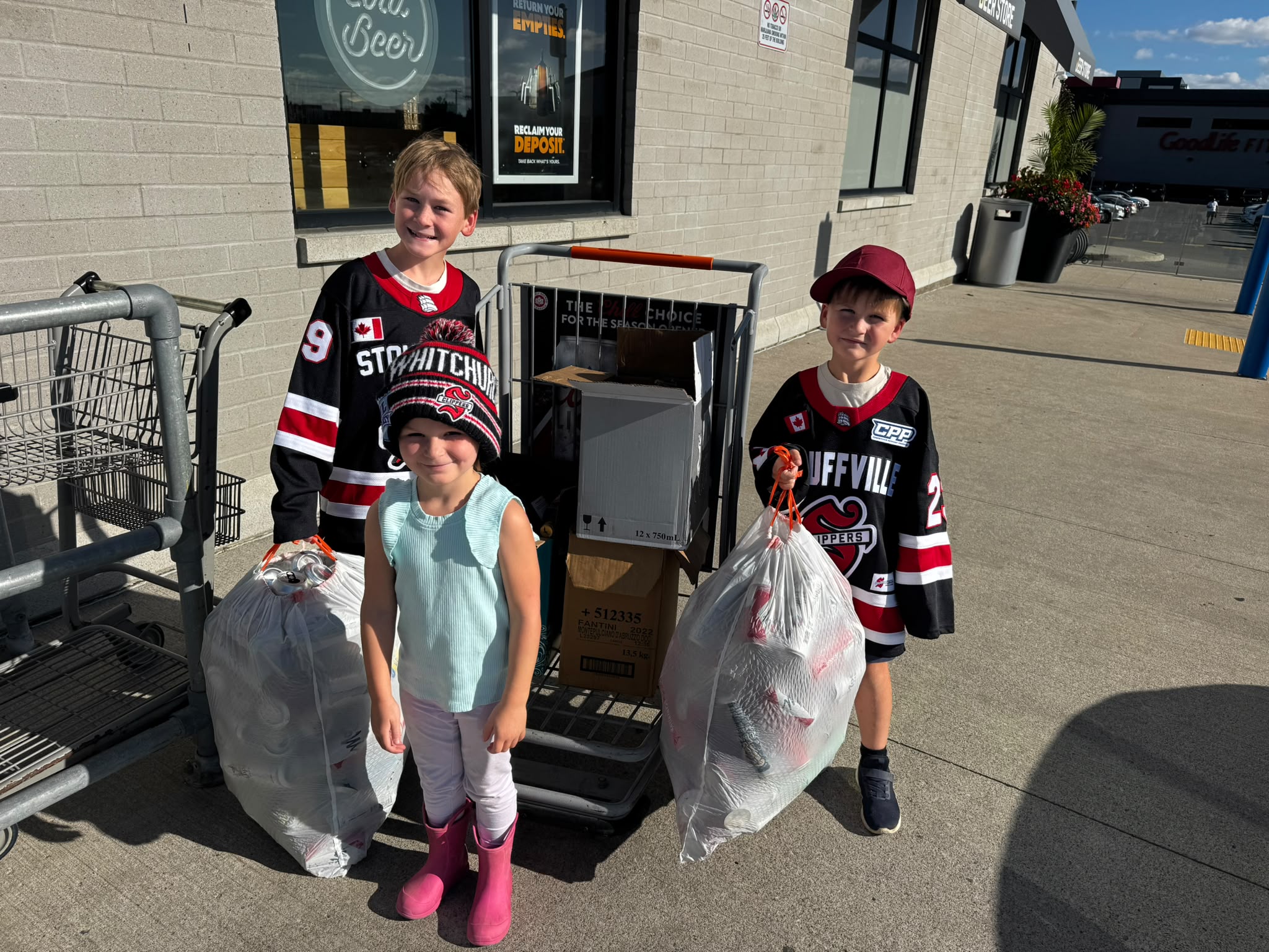 Clippers Bottle Crew on the route