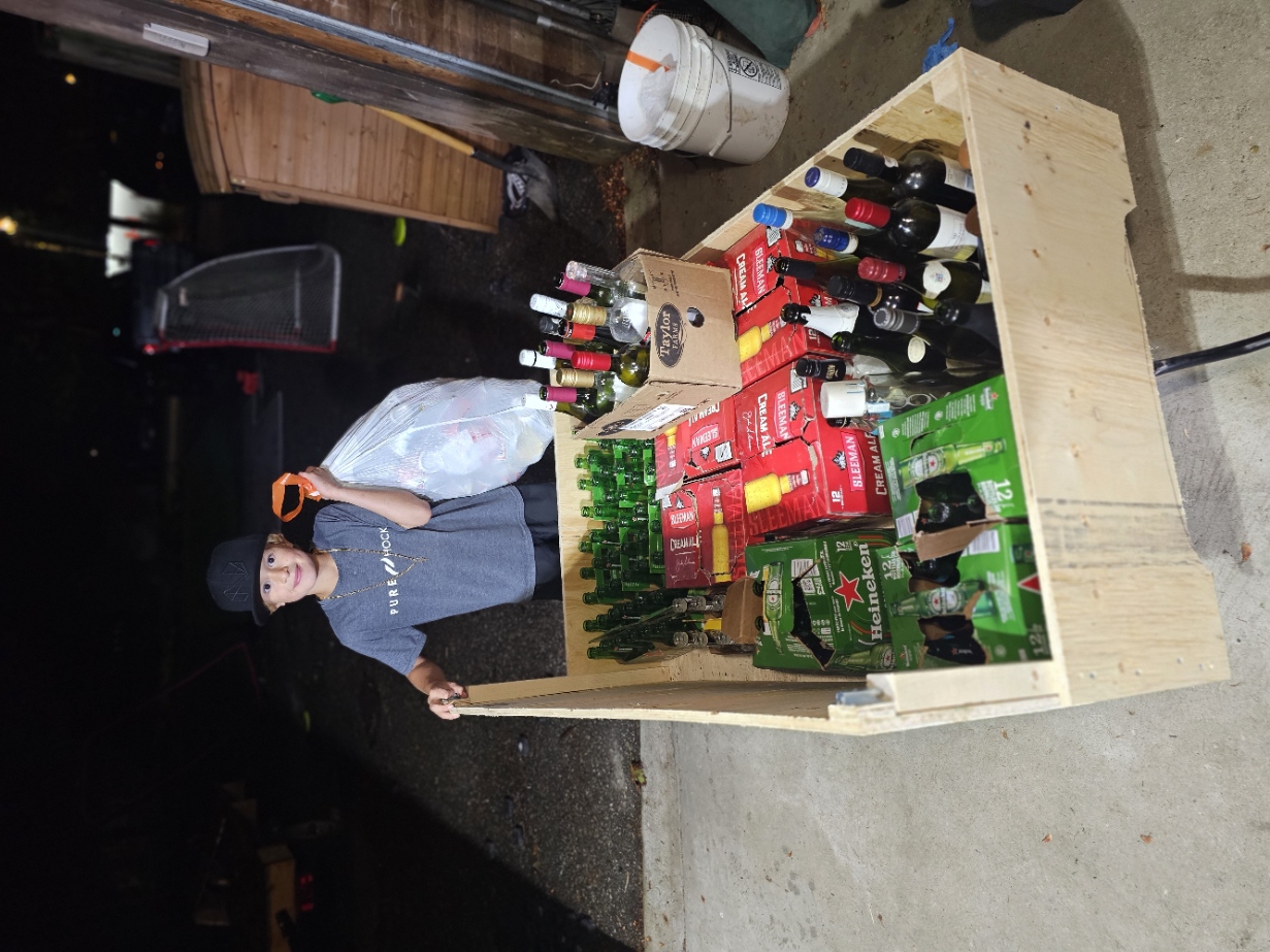 Clippers Bottle Crew on the route